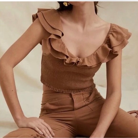 Maeve Ruffled Smock Top - Picture 4 of 6